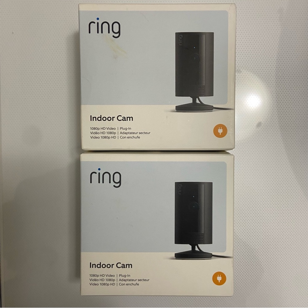 Ring Security Camera in Black